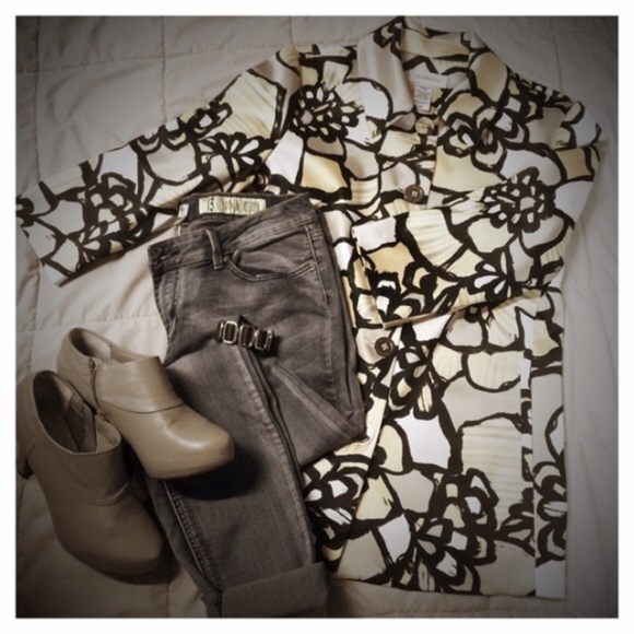 Covington Button Up 3/4 Sleeve Coat - Picture 4 of 4